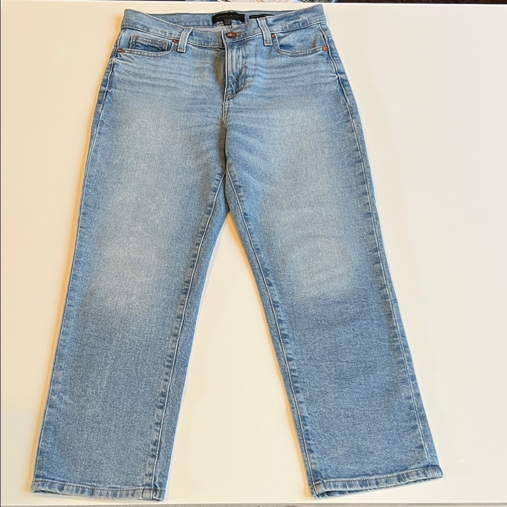 Kendall + Kylie The Icon High Rise Straight Leg Jeans